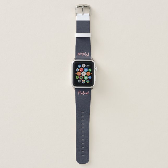 Mediocre on a Good Day Apple Watch Band (Front)