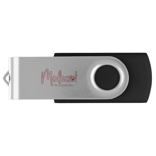 Mediocre on a Good Day USB drive (Back)