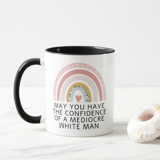 Mediocre White Man Mug (With Donut)