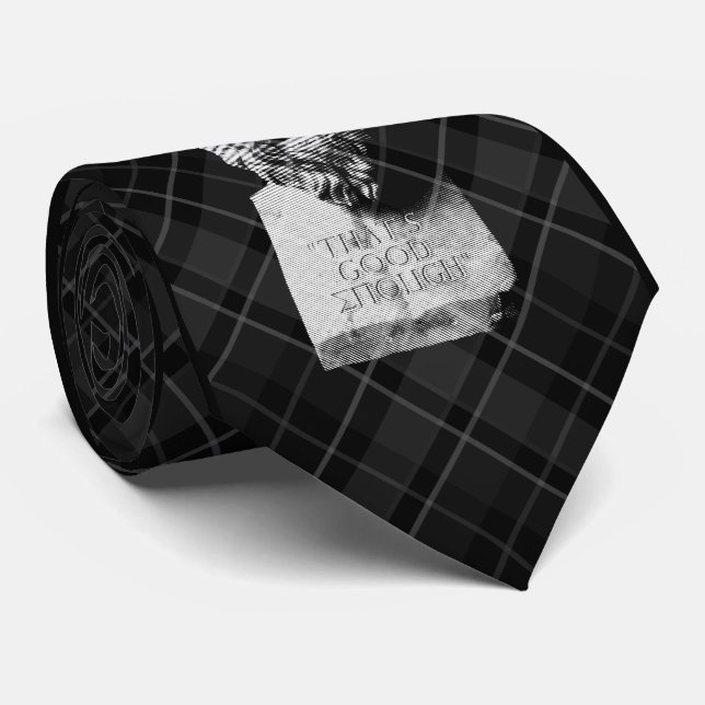 Mediocretes (Philosopher of The Mediocre) Neck Tie (Rolled)