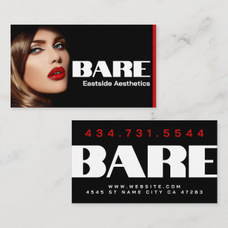 MediSpa Aesthetics Injector Business Card