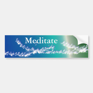 Meditate Bumper Sticker