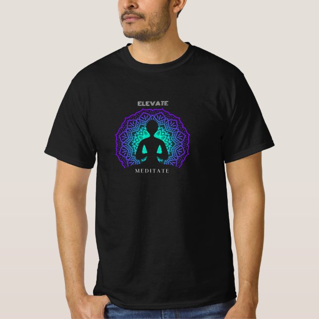 Meditate Elevate T-Shirt (Front)