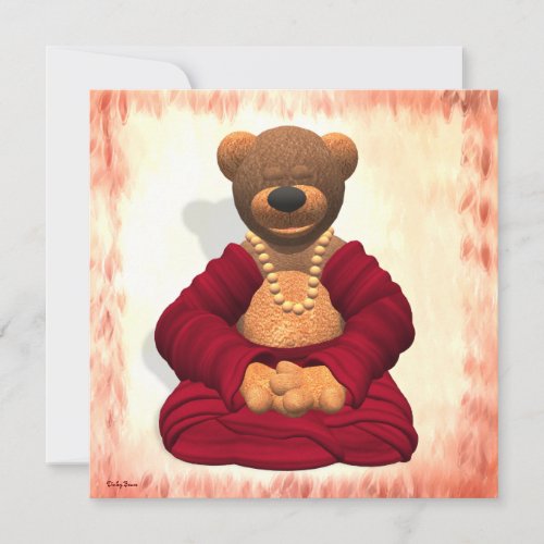 Meditating Buddha Bear