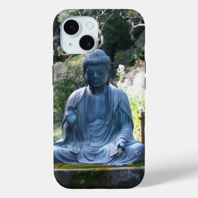 Meditating Buddha statue Case-Mate iPhone Case (Back)