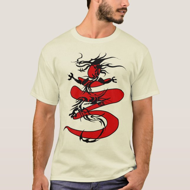 meditating dragon T-Shirt (Front)