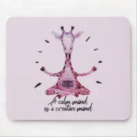 Buddha Meditation Desk Mat / Mouse Pad / Zen, Calming, Relaxing Office  Accessories Gift