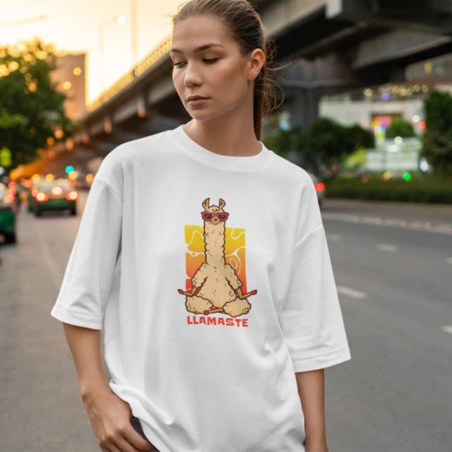 Meditating Llama  T-Shirt (Creator Uploaded)