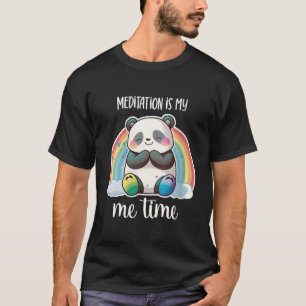 Meditating Panda Bear Yoga Meditating Panda Medita T-Shirt