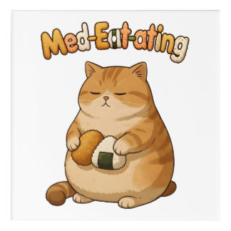 MeditatingEating Acrylic Print