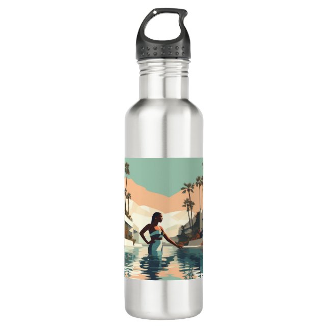 MEDITATION #1 STAINLESS STEEL WATER BOTTLE (Front)