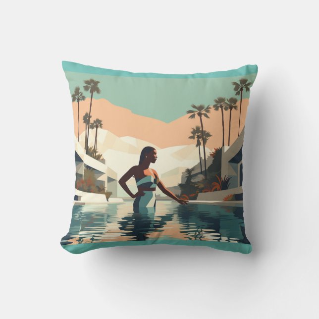 MEDITATION #1 THROW PILLOW (Front)