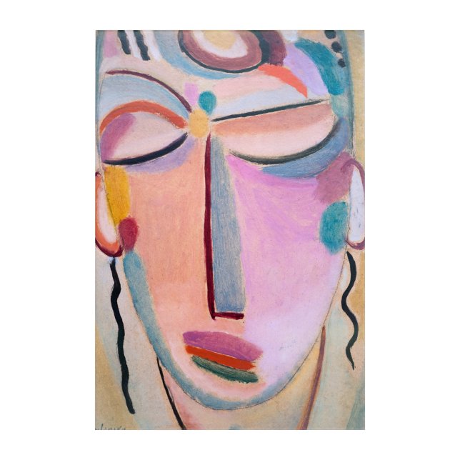 Meditation Alexej von Jawlensky Figurative Art (Front)