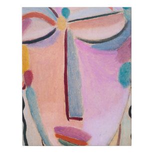 Meditation Alexej von Jawlensky Figurative Art Faux Canvas Print