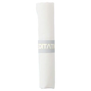 Meditation. Alien in tranquil pose. Napkin Band