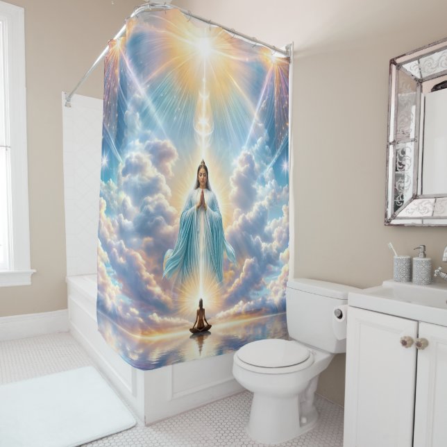 Meditation and Spiritual Guide Shower Curtain (In Situ)