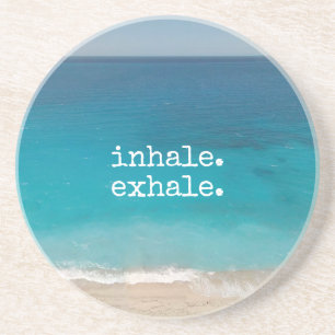 Meditation Beautiful Paradise Beach Coaster
