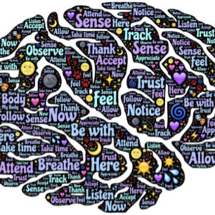 Meditation Body Inspirational Word Art  T-Shirt