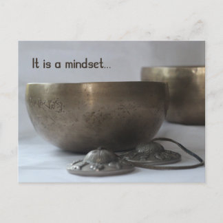 Meditation Bowl, Singing Bowl, Zen Meditation Bowl Postcard