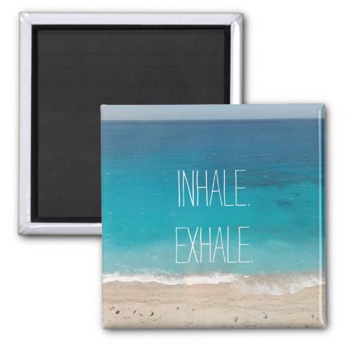 Meditation Breath Beautiful Beach Spring 2023 Magnet