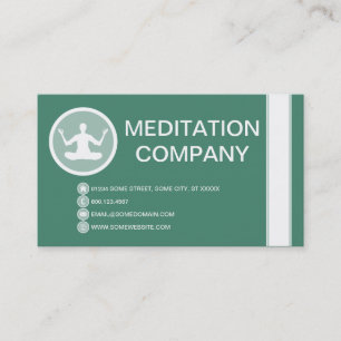 MEDITATION bubble Business Card