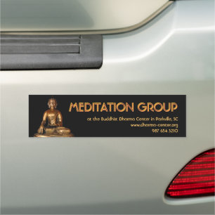 Meditation Buddha Car Magnet