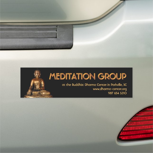 Meditation Buddha Car Magnet (In Situ)