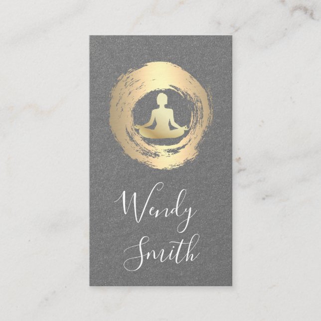 Meditation Business Card (Front)