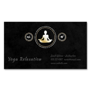 Meditation Business Card Magnet