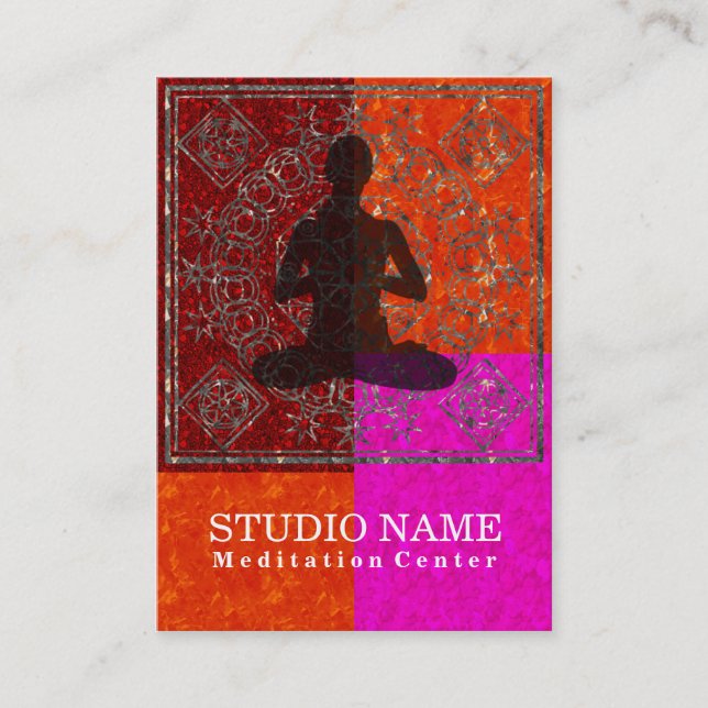 Meditation - Business, Schedule Card (Front)