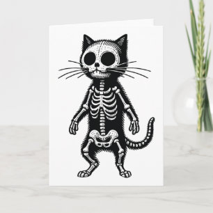 Meditation Cat Yoga Pose Relaxing Animal Card