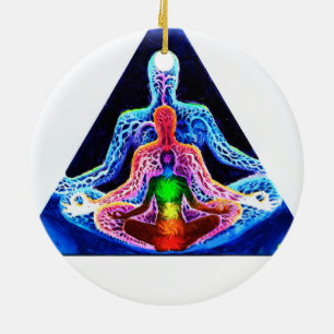 Meditation Ceramic Ornament