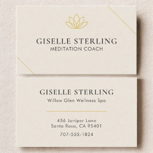 Meditation Coach Business Card