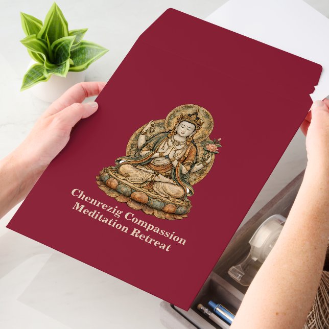 Meditation Dharma Center Retreat Welcome Packet Envelope Mailers (Desk)