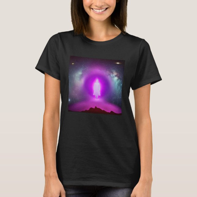 Meditation Enlightment Spiritual Yoga Transcendent T-Shirt (Front)