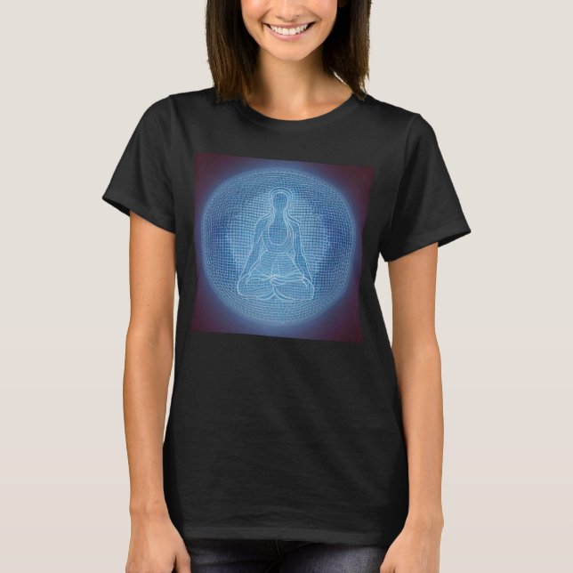 Meditation Enlightment Spiritual Yoga Transcendent T-Shirt (Front)