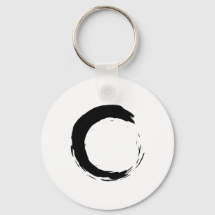Meditation Enso Circle Mindfulness Buddha Buddhist Keychain