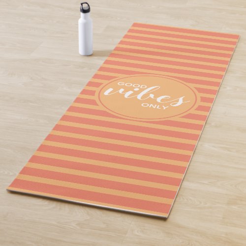 Meditation Exercise Fitness Good Vibes Only Yoga Mat