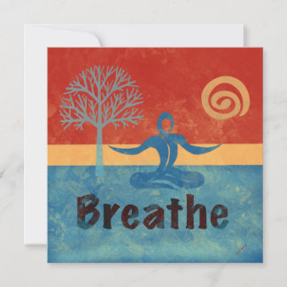 Meditation Flat Note Card