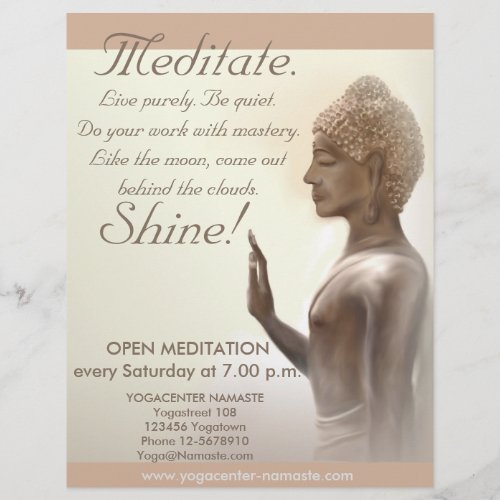 Meditation Flyer