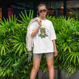 Meditation Frog Cartoon T-Shirt