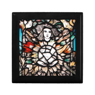 Meditation in Colors: Stained-Glass Art & Spiritua Jewelry Box