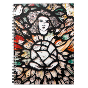 Meditation in Colors: Stained-Glass Art & Spiritua Notebook