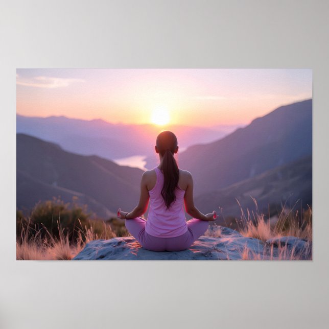 Meditation - Inner Balance - Yoga Poster (Front)