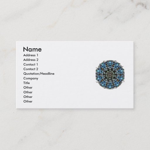 Customizable Meditation inspired business, cards business card