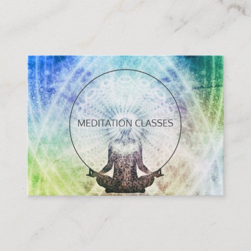 Meditation Instructor Business Card