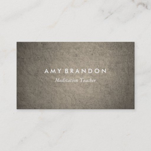 Customizable Meditation Instructor Business Card Business Card Template