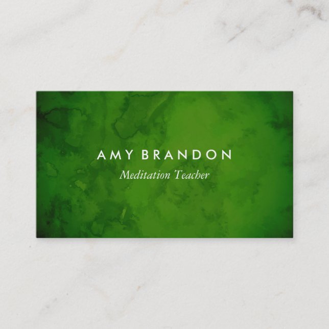 Meditation Instructor Business Card (Front)