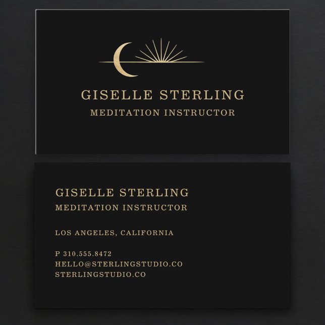 Meditation Instructor Business Card (Creator Uploaded)