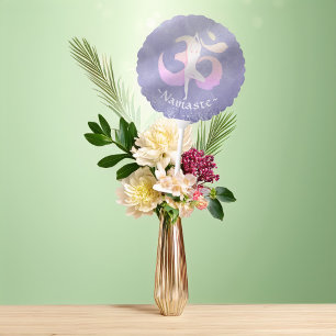 Meditation Instructor Yoga Pose Om Sign Balloon